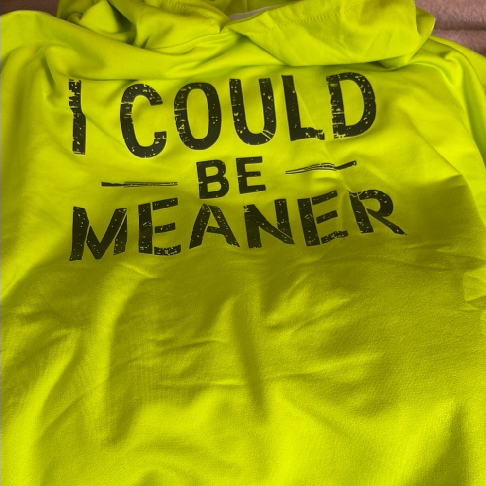Neon green Graphic Hoodie